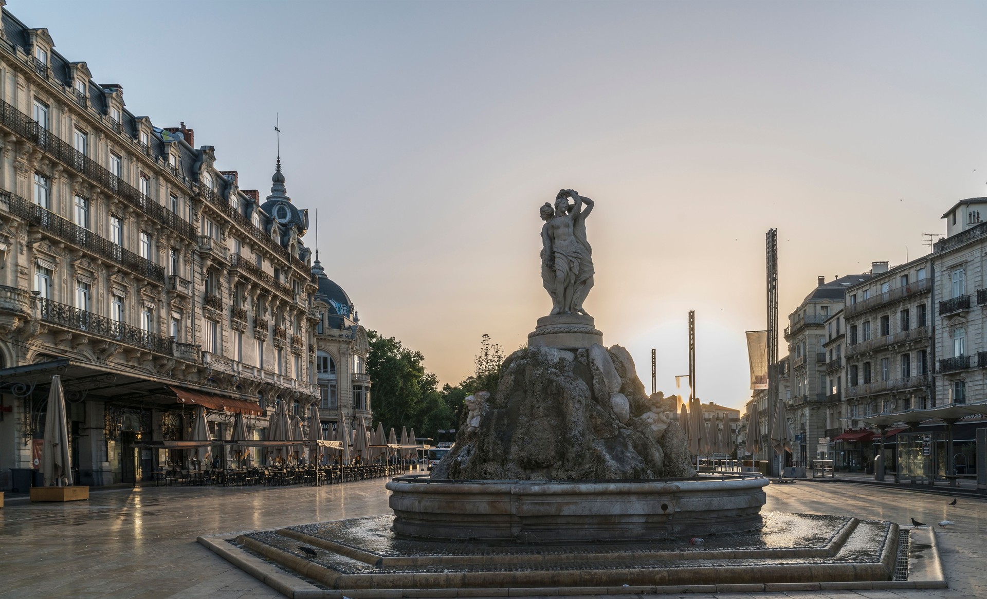 Place de la Comedie in Montpellier